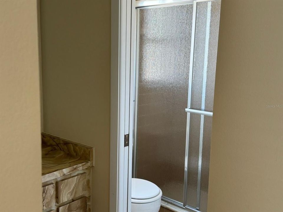 Entrance to shower