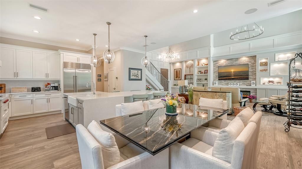 Engineered Hard Wood Floors throughout Kitchen and Great Room