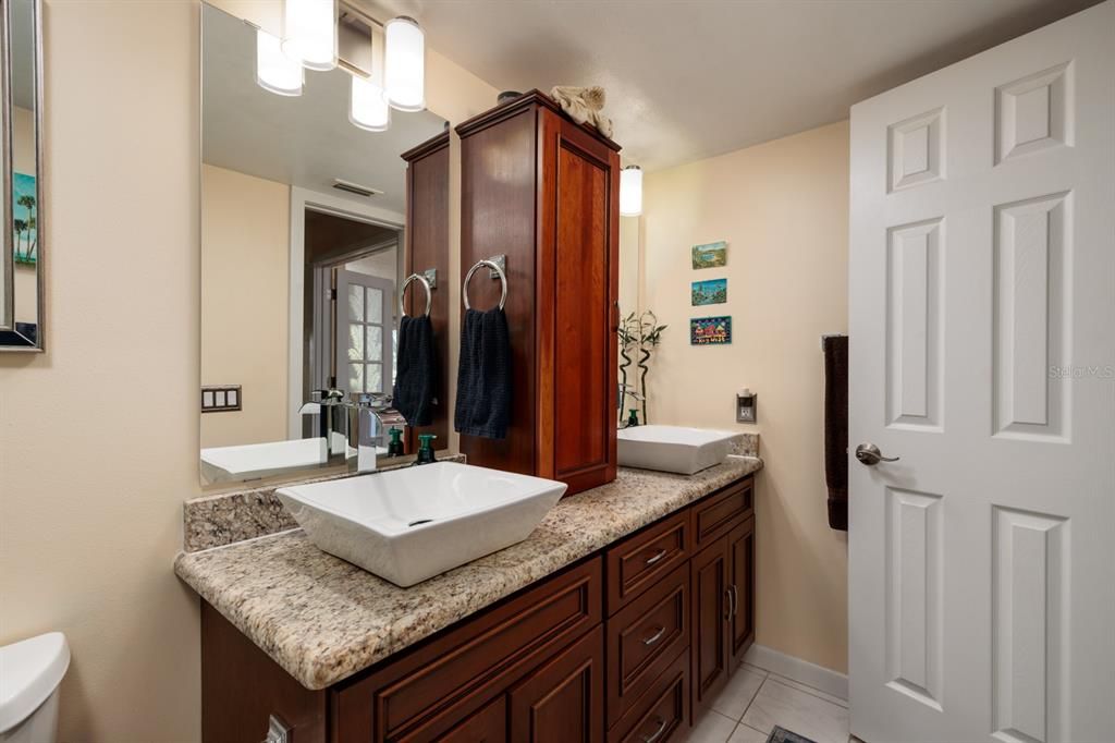 UPDATED PRIMARY BATH WITH DOUBLE SINKS