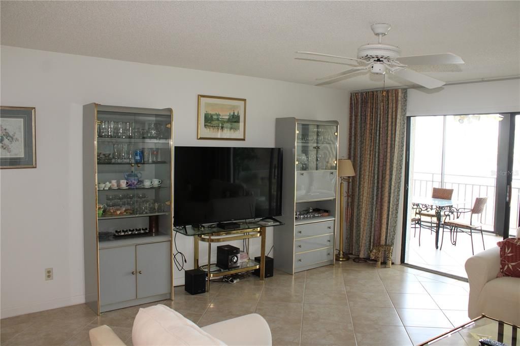 Family room overlooking Sarasota Bay