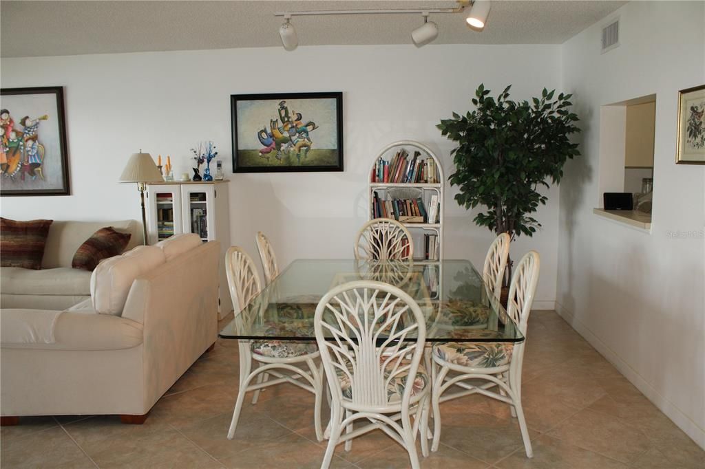 Dining area/ family room overlooking Sarasota Bay