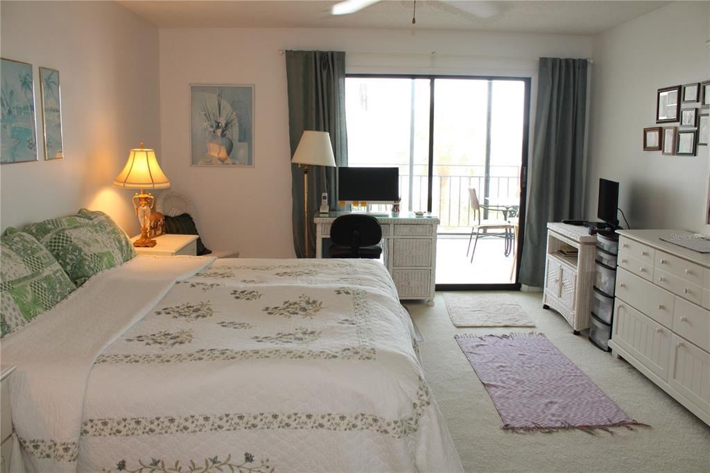 Master bedroom overlooking Sarasota Bay