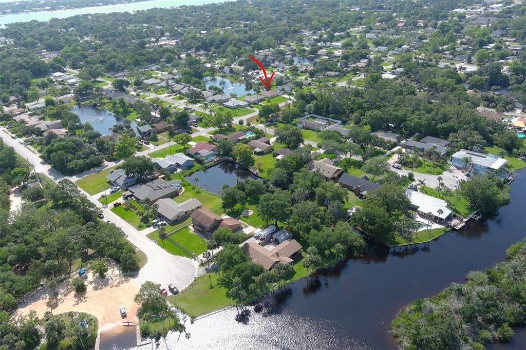 Home sits between the Tomoka River and the Intracoastal