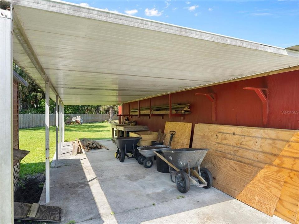 Barn carport