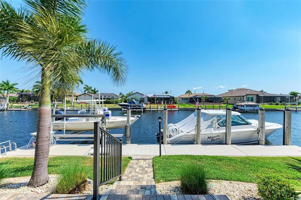 60 foot dock w/10,000 lb boat lift & elec/water