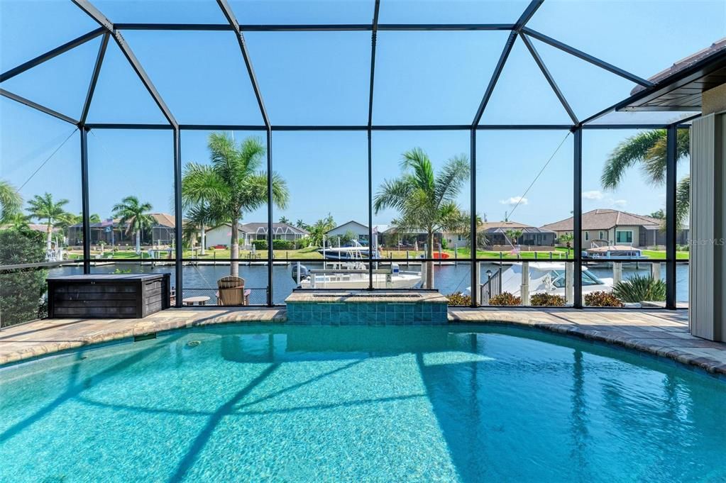 Pool enclosure rescreened in 2024