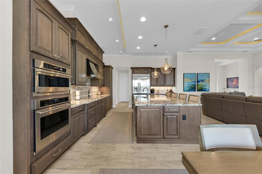 Gourmet Kitchen with GE Monogram appliances