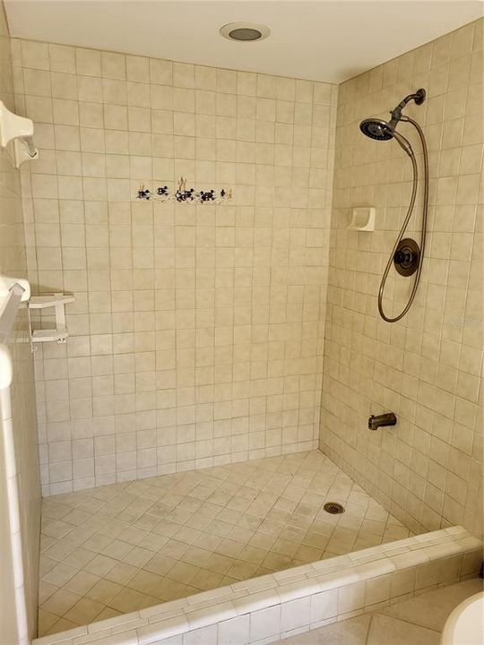 Spacious Walk-in Shower