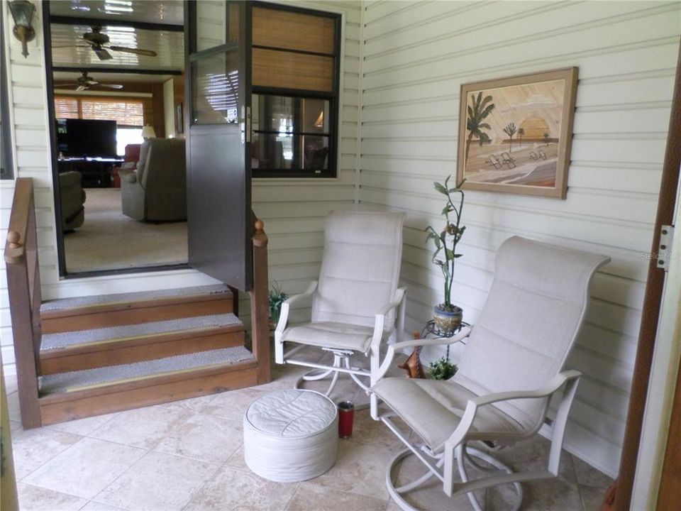 SCREENED PORCH OFF LIVING ROOM AND OFFICE ROOM