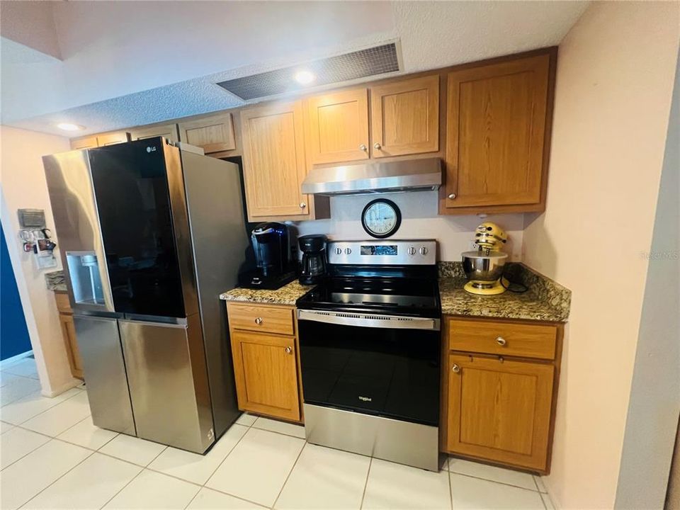 New stainless steel appliances