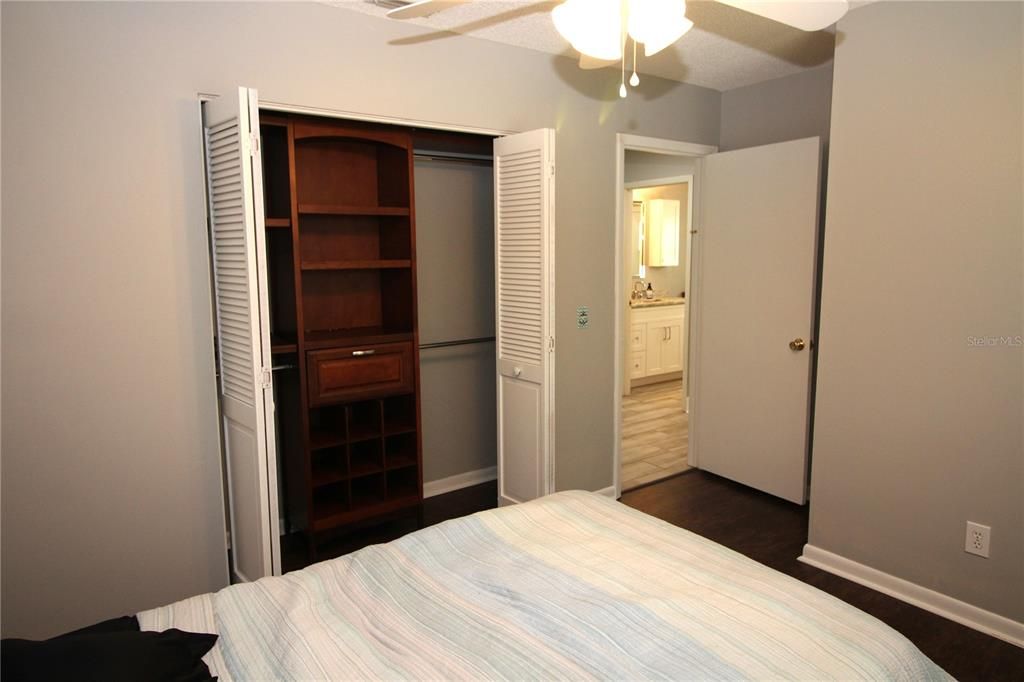 bedroom 3 with closet organizer