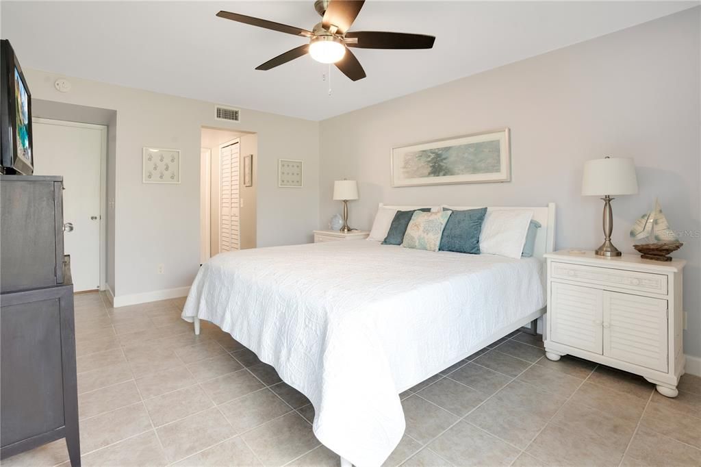 Oversized Primary Bedroom Fits a King Bed