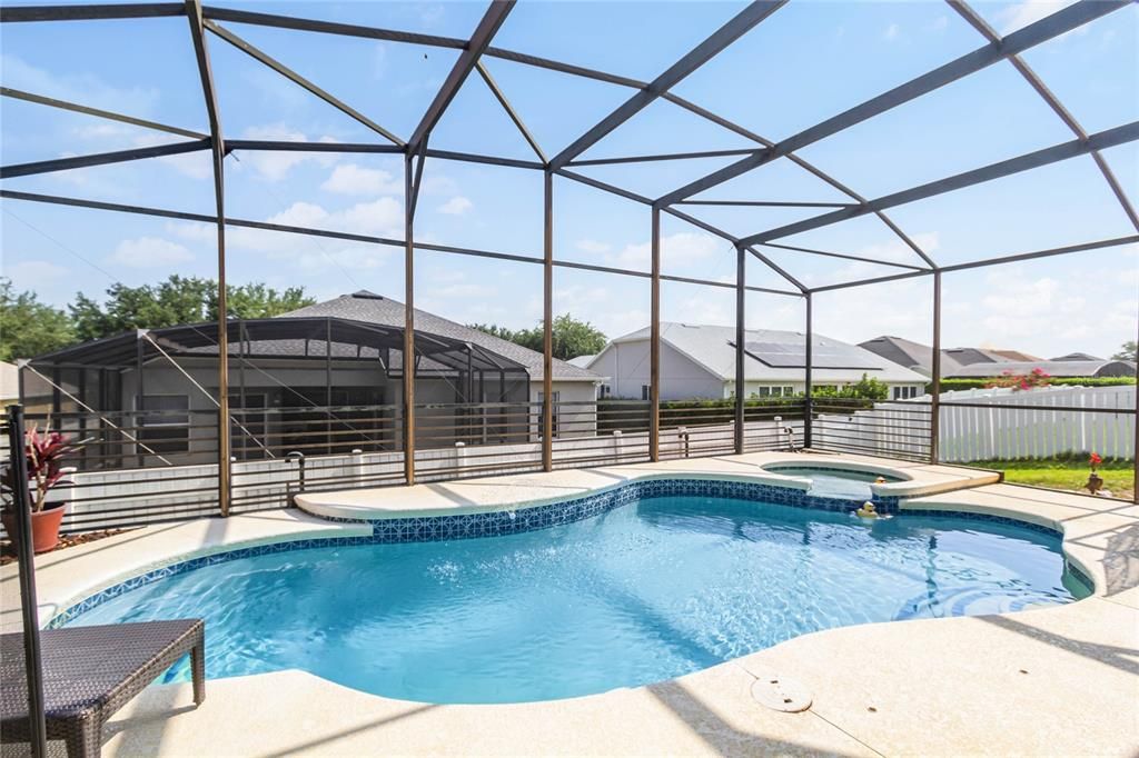 Pool Area, new screened enclosure