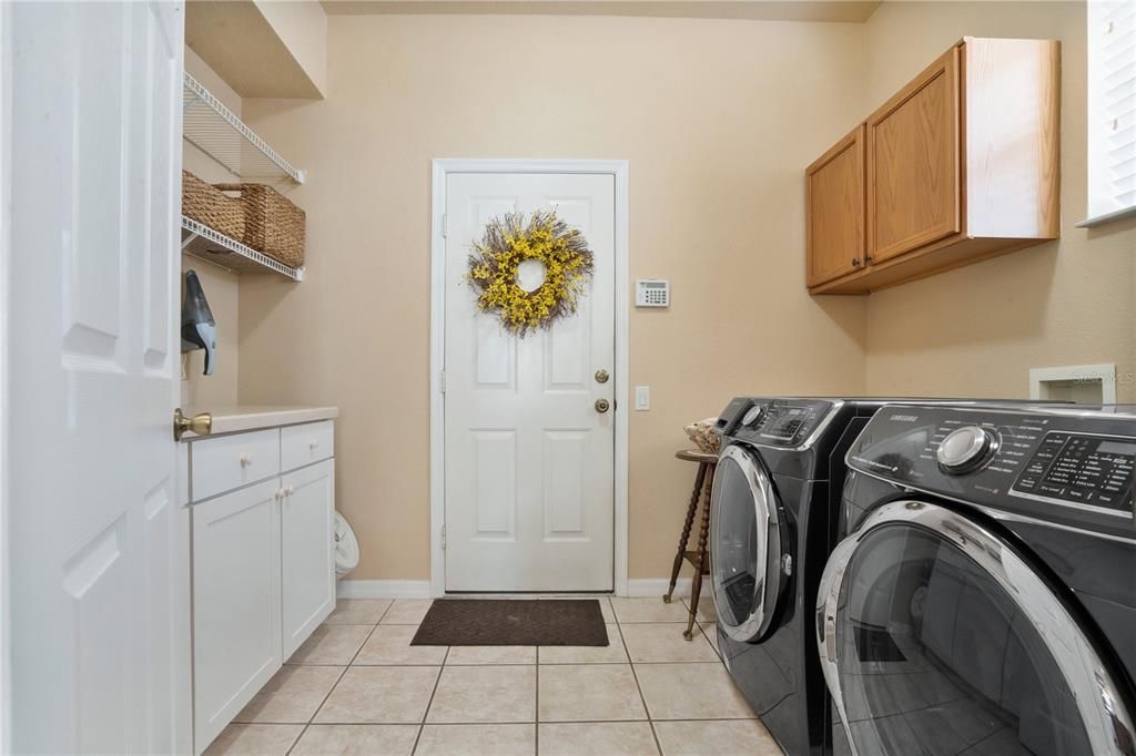 Laundry Room off Garage