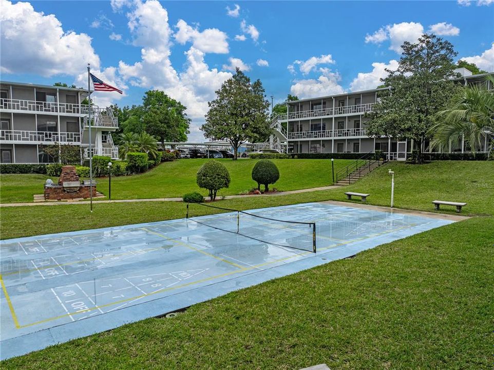 Pickle ball Shuffleboard