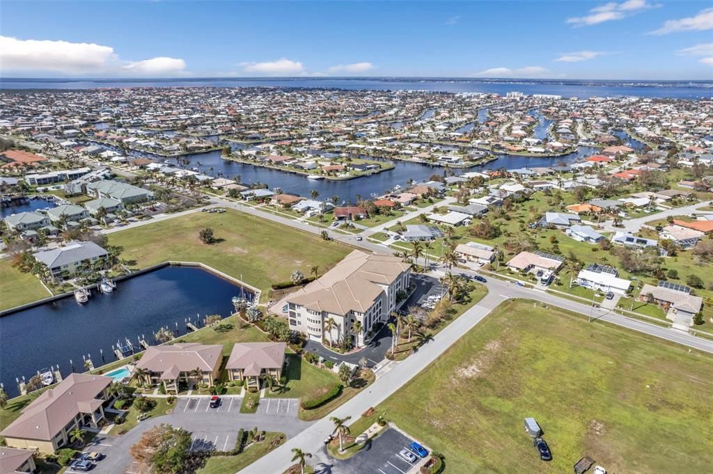 Wide deep water canal