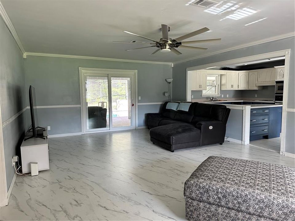 Living room looking towards Kitchen