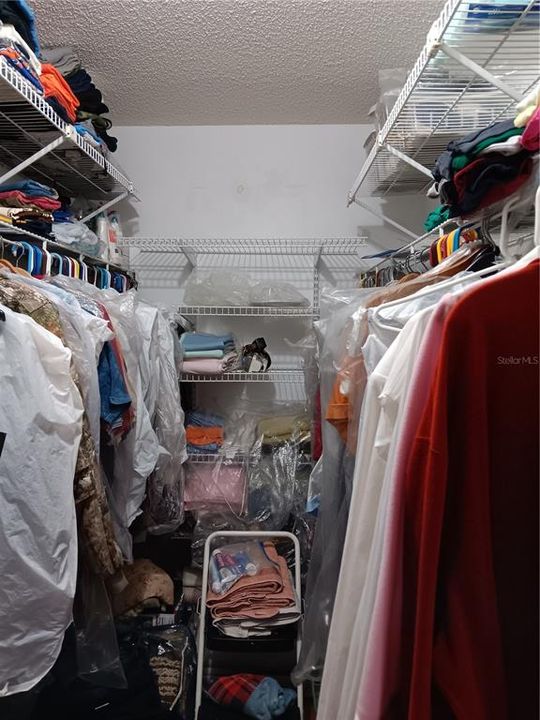 Master walk in Closet