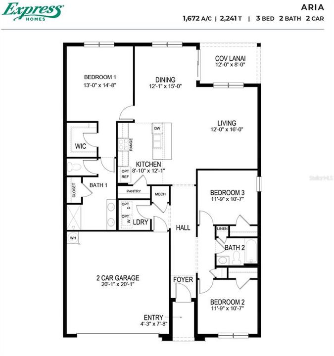 For Rent: $2,395 (3 beds, 2 baths, 1651 Square Feet)