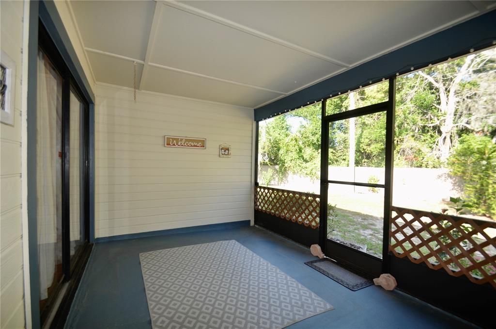 Patio off of dining room