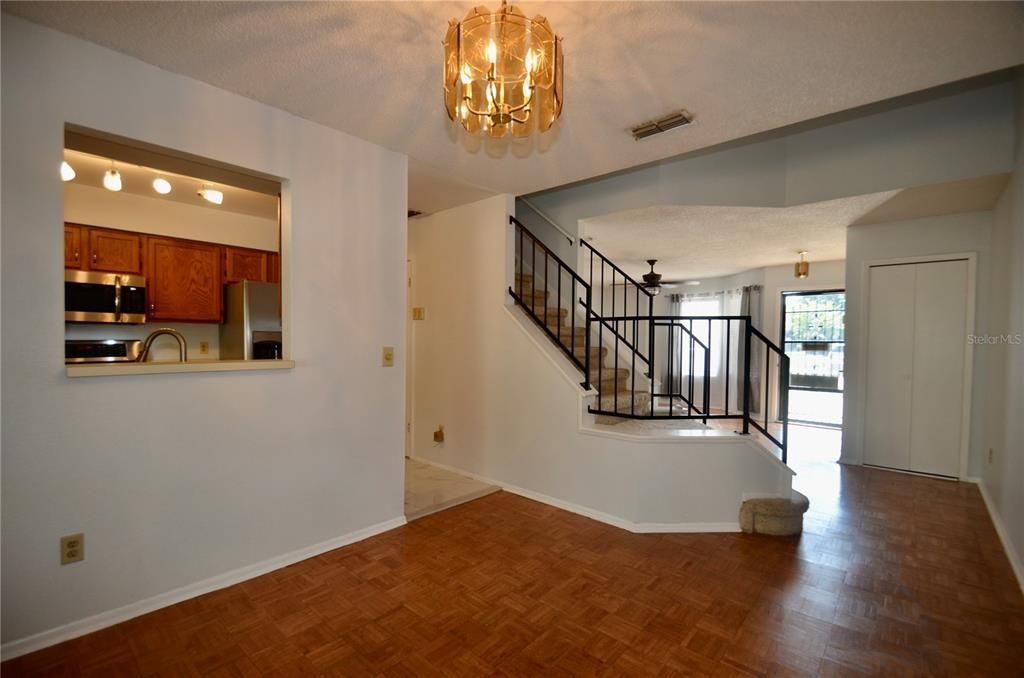 Dining room and pass through to kitchen