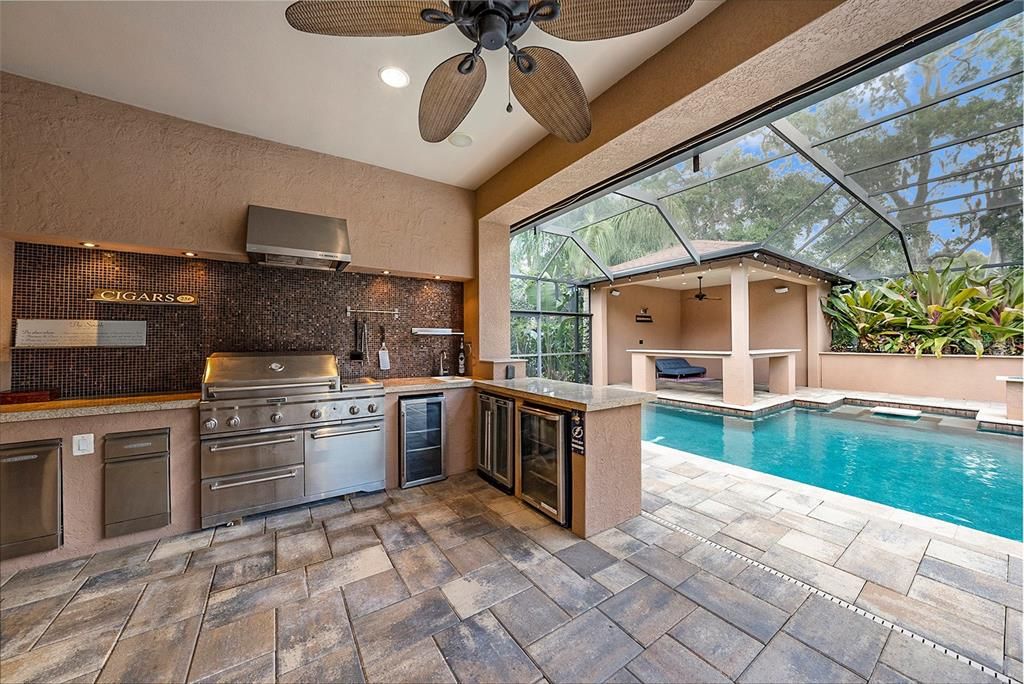 Outdoor Kitchen and Cabana