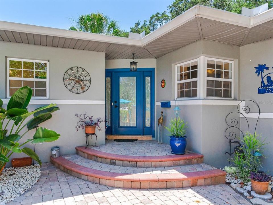 Front Entry beautiful leaded glass doors