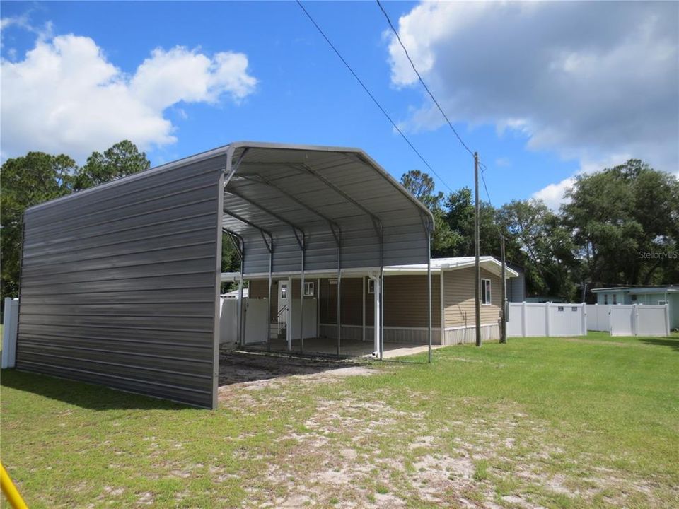 18x23 two car carport