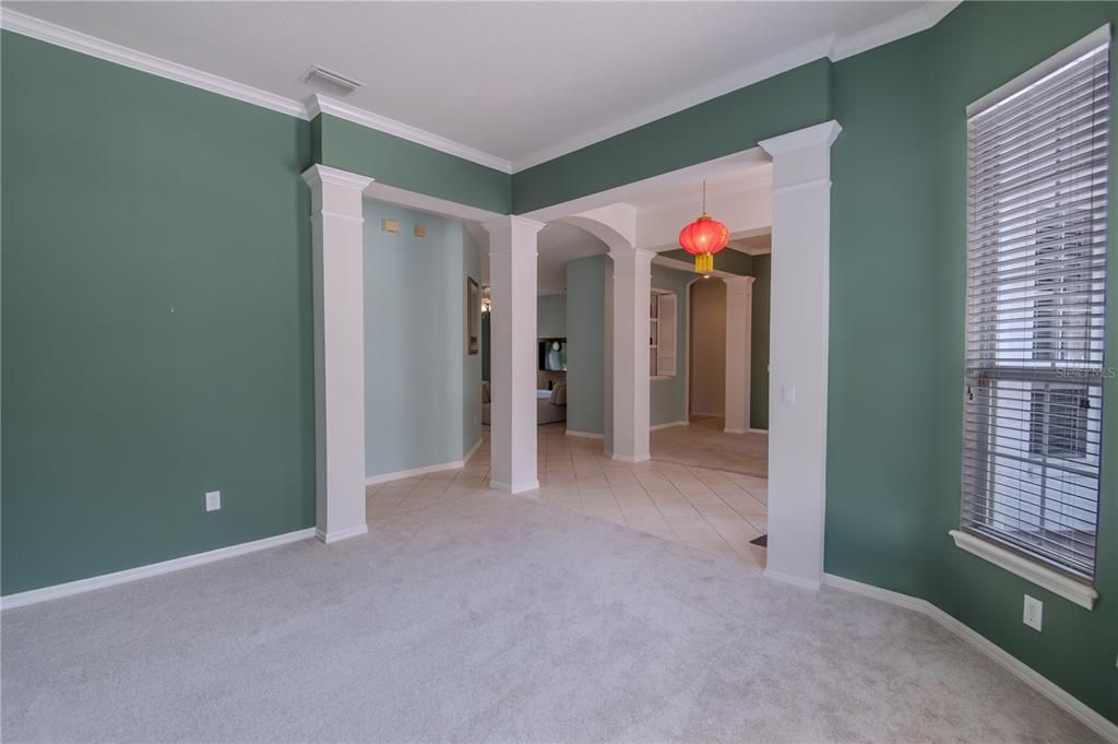 Living Room view to Family Room