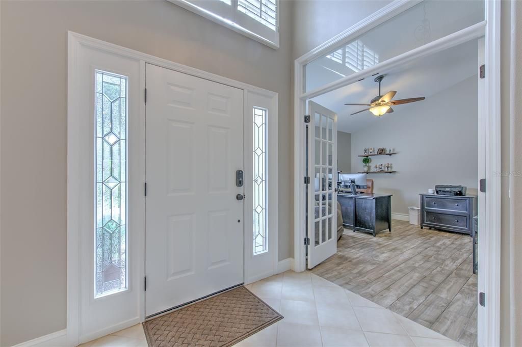 Foyer with BONUS office/den/study