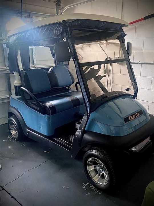 Golf cart is offered with the purchase with agreed upon terms and it has its own parking spot in the garage!!
