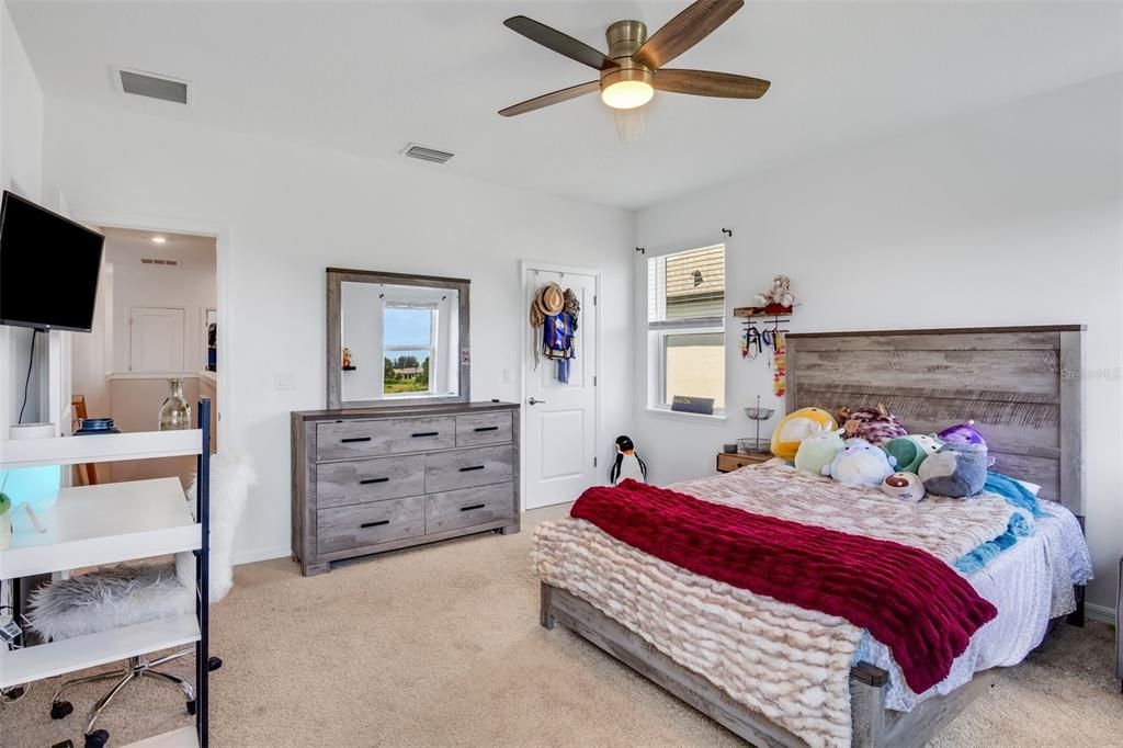 2nd floor primary bedroom with ensuite bathroom