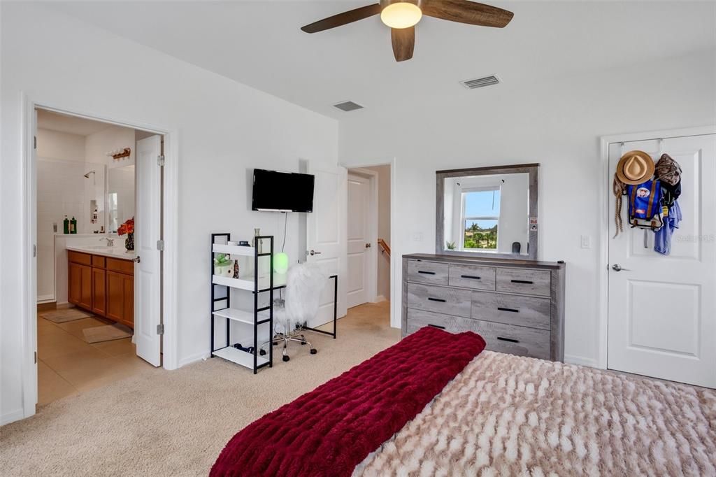 2nd floor primary bedroom with ensuite bathroom