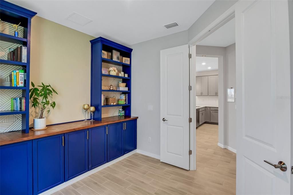 Walk-in closet in primary bedroom