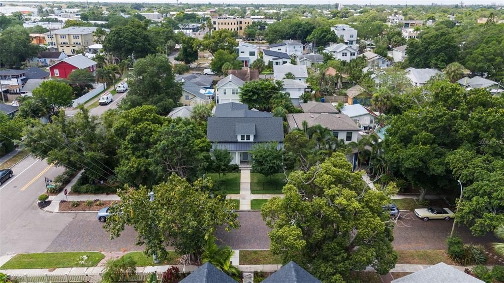 Tree lined brick streets throughout this charming Historic District.