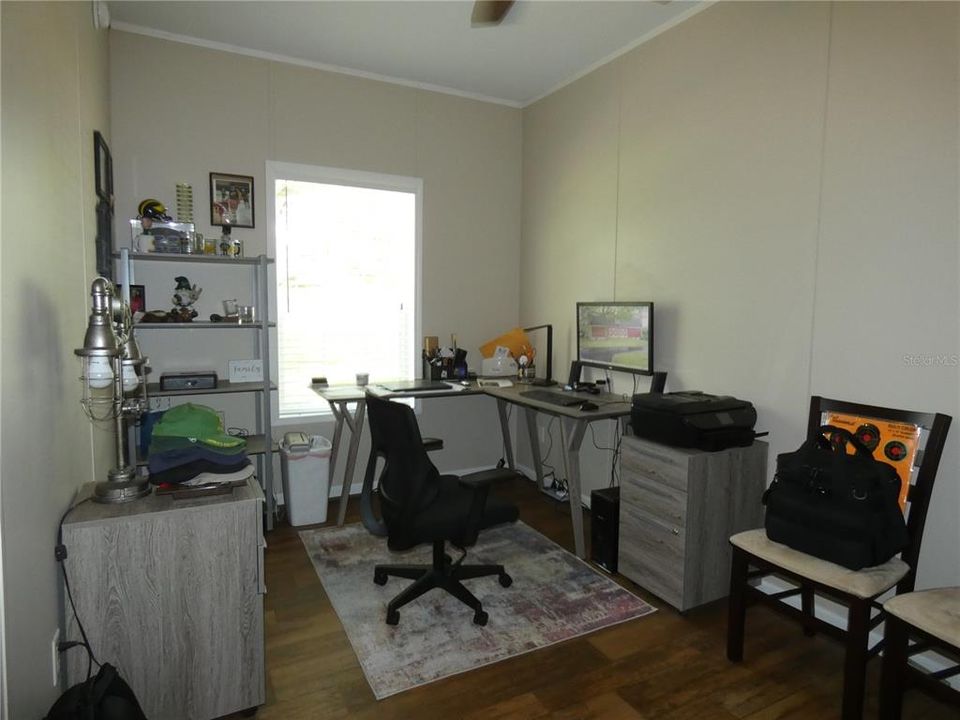 3rd bedroom being used as office,