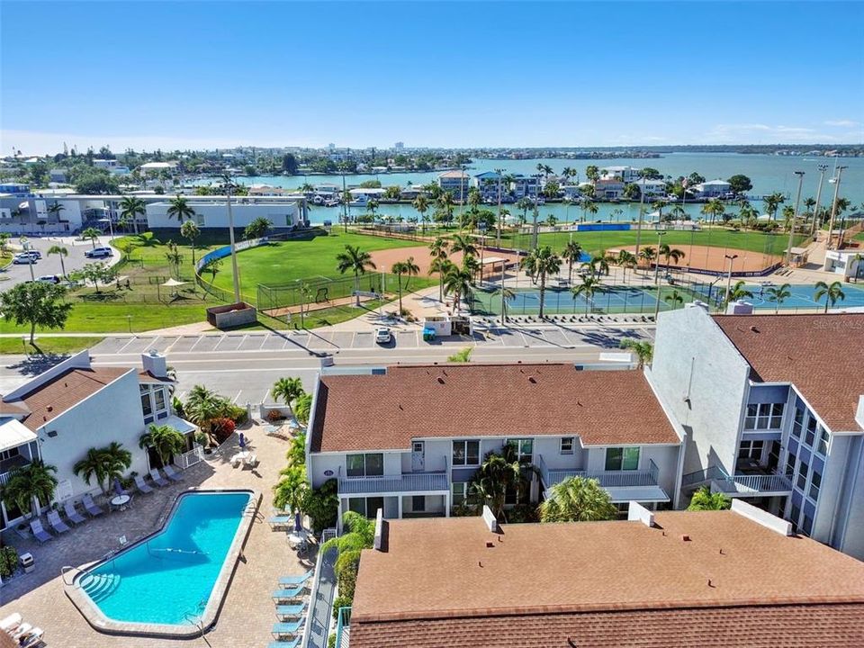 Swimming Pool adjacent to Condominium