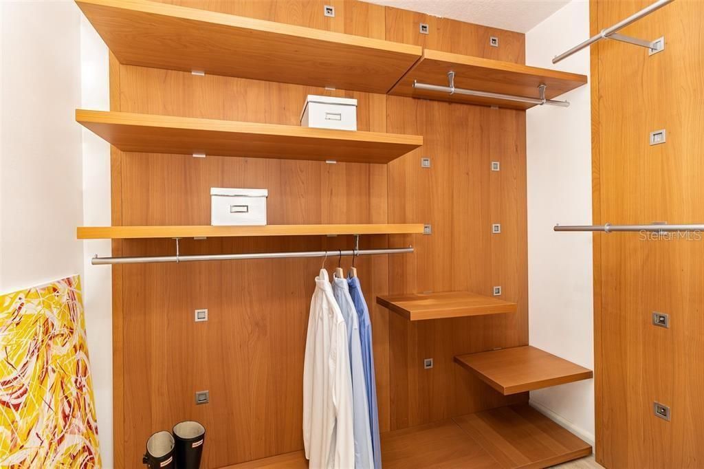 Secondary Primary Suite Walk in Closet