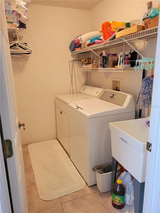 Laundry Room with washer and dryer included