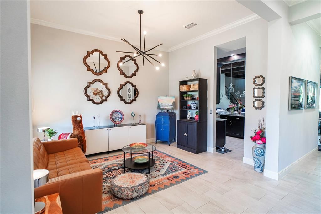 entry hall looking to grand room and breakfast area