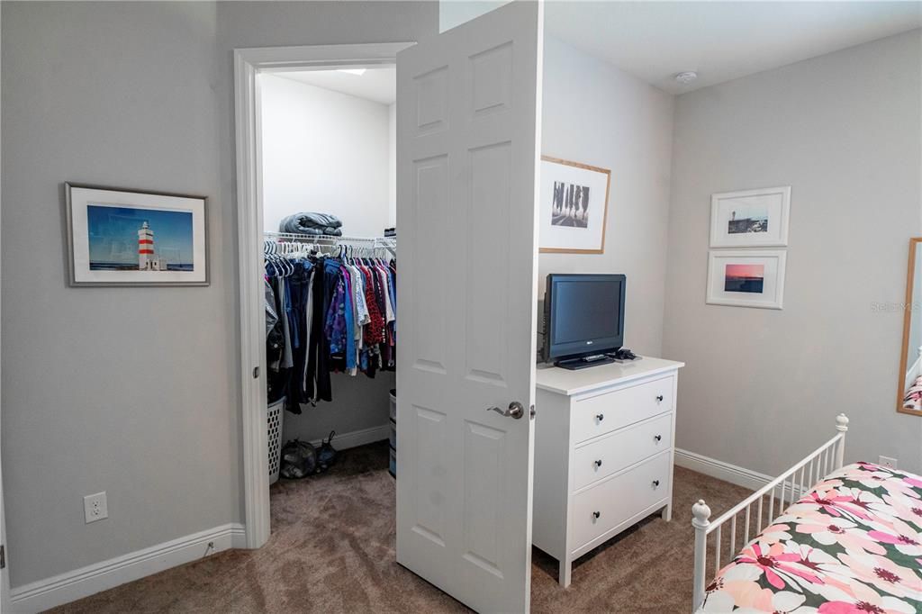 4th bedroom with walk in closet