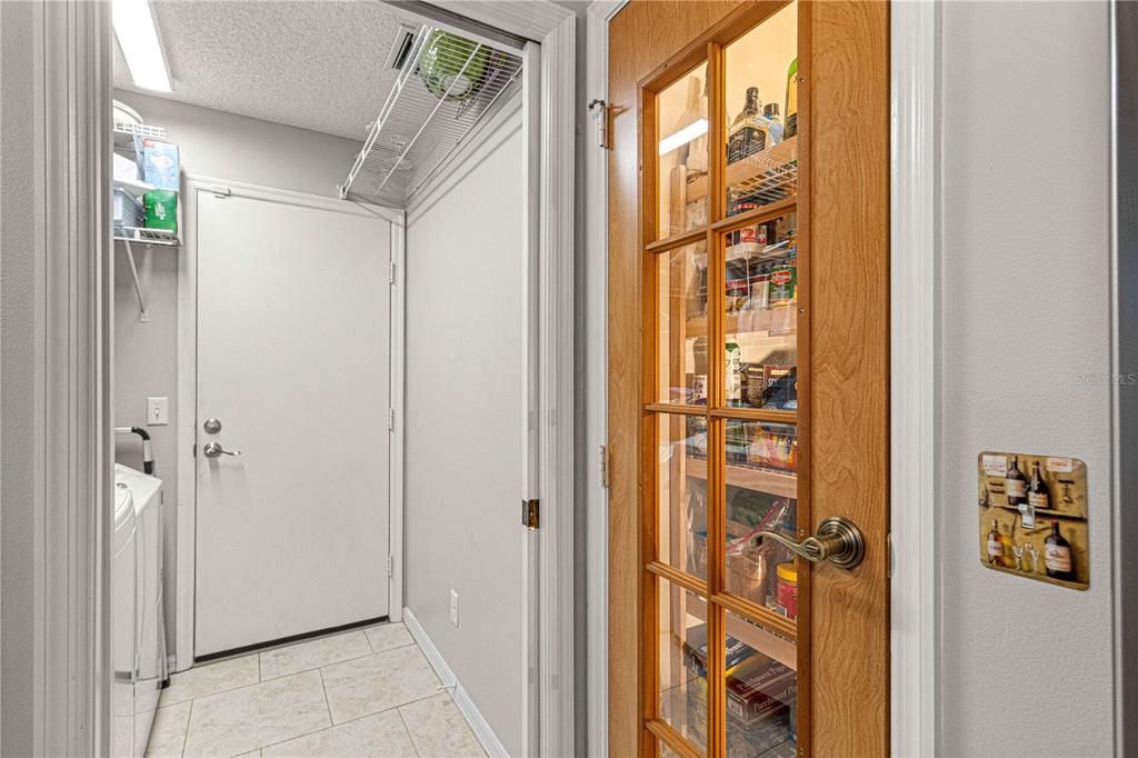 Pantry & Pocket Door to Laundry Room