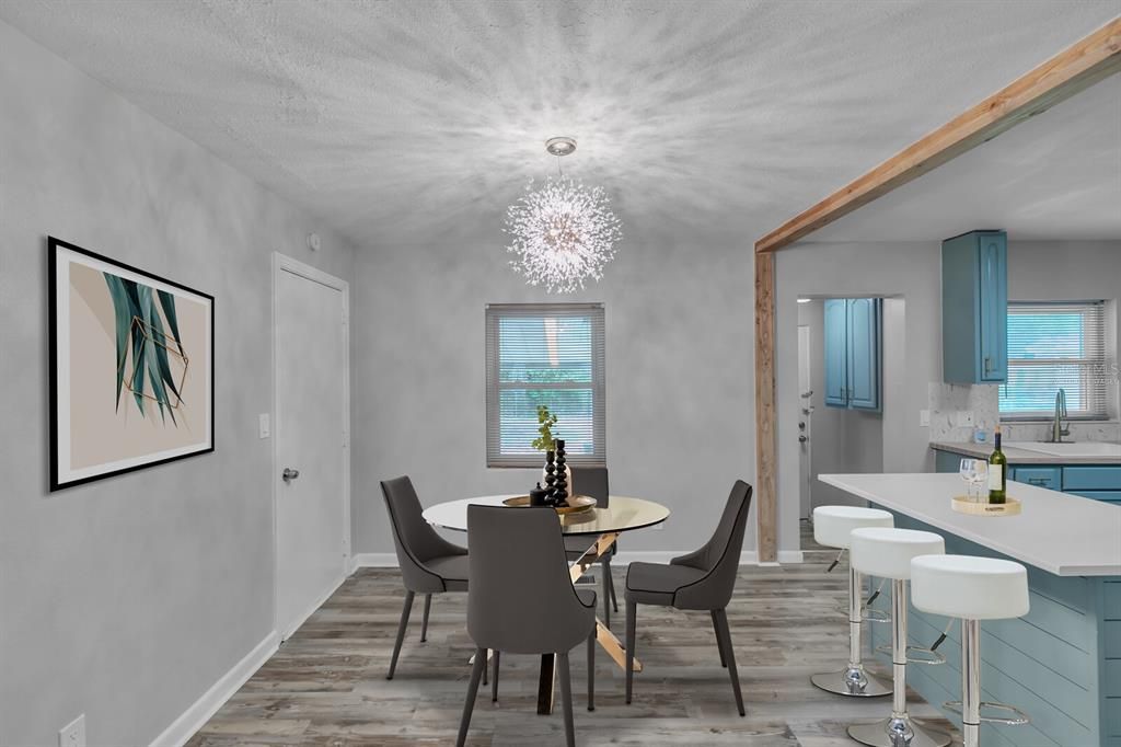 Dining Room "Virtually Staged"