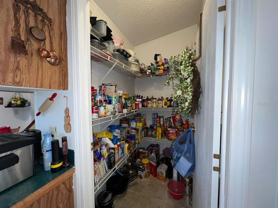 Large walk-in pantry