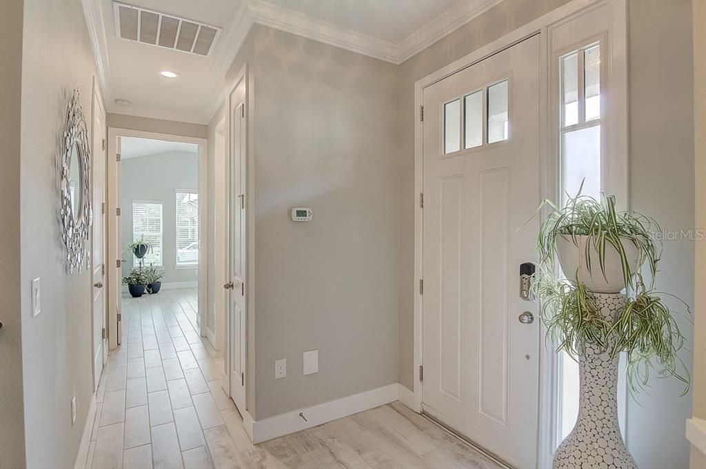 entryway which leads to bedroom 2 and bathroom 2