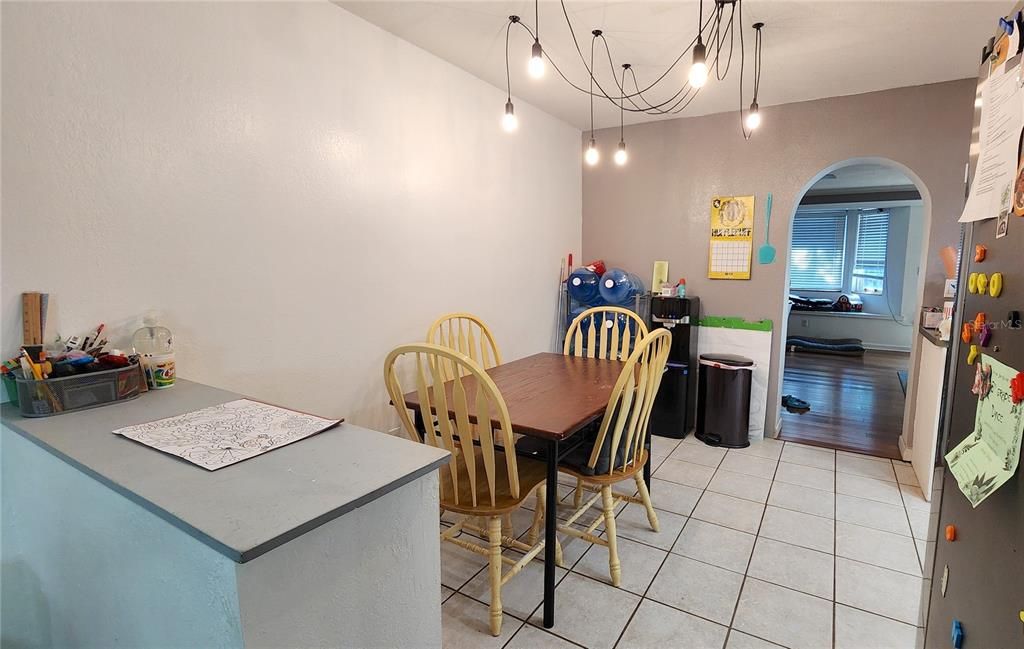 Dining Room off of the Kitchen area