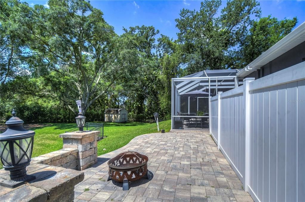 Enjoy the outdoors relaxing on the oversized extended patio!