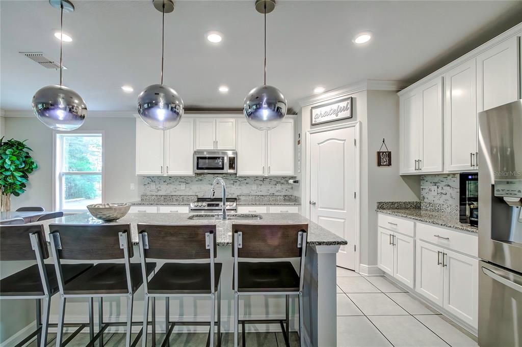 Kitchen with island