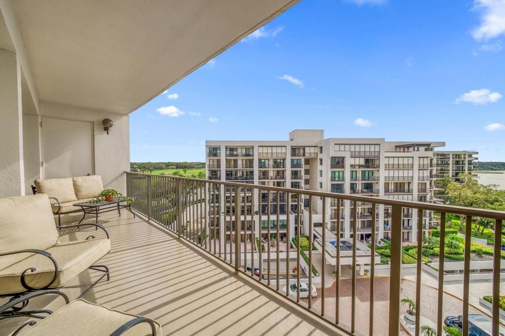 Spacious patio area.