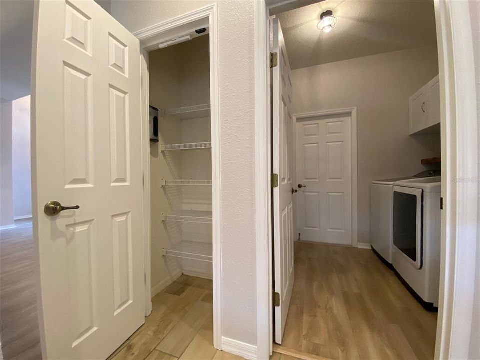 Pantry and Laundry Room
